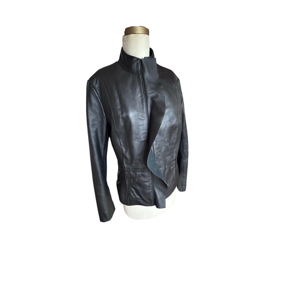 NWT J4 genuine leather jacket women’s sz l